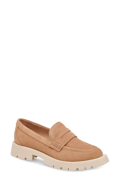 Dolce Vita Women's Elias Loafer In Toffee Suede In Multi