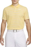 Nike Men's Dri-fit Victory Striped Golf Polo In Brown