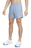 Nike Men's Challenger Dri-fit 5" Brief-lined Running Shorts In Blue