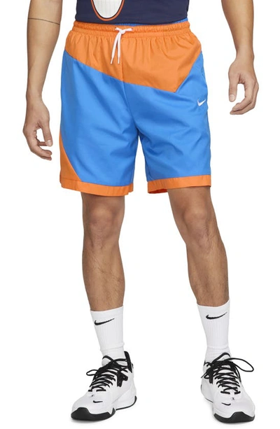 Nike Men's Dna 8" Woven Basketball Shorts In Orange