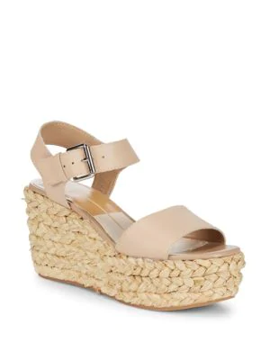 nude color wedge sandals