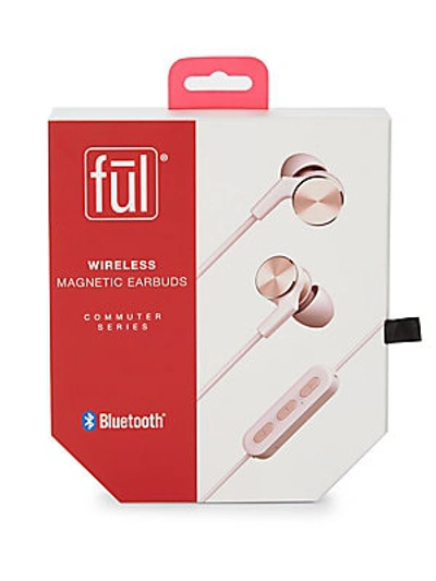 Merkury Innovations Ful Wireless Magnetic Earbuds In Pink