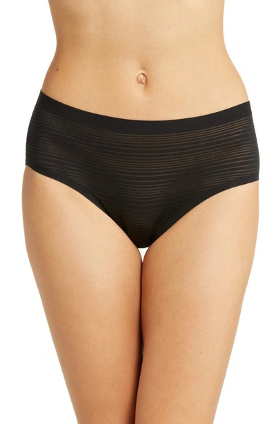 Chantelle Lingerie Stripe Hipster Briefs In Black