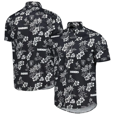 Reyn Spooner Black Las Vegas Raiders Kekai Button-up Shirt