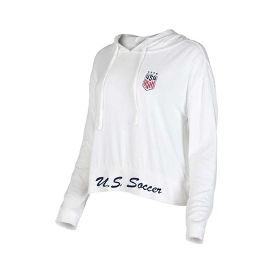 Concepts Sport Cream Uswnt Accord Hoodie Long Sleeve Top