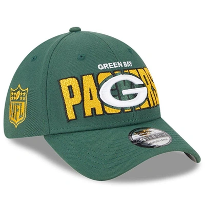 New Era Green Green Bay Packers 2023 Nfl Draft 39thirty Flex Hat