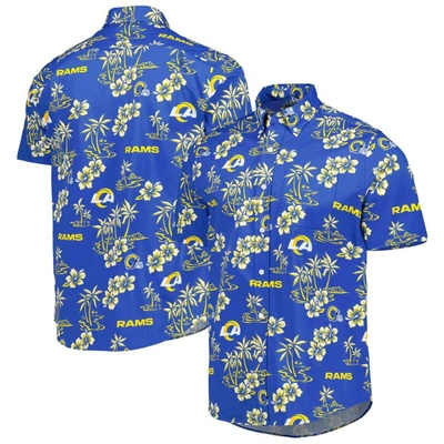 Reyn Spooner Royal Los Angeles Rams Kekai Button-up Shirt
