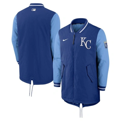 Nike Royal Kansas City Royals Dugout Performance Full-zip Jacket