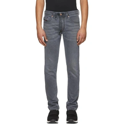 Diesel Grey Thommer Cb-ne Jogg Jeans In 02 Grey