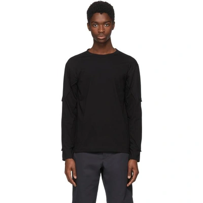 Comme Des Garçons Shirt Comme Des Garcons Shirt Black Long Sleeve Padding T-shirt In 1.black