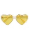 Gucci Heart Acetate Sunglasses In Neutrals