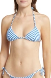 Vitamin A Natalie Miter Halter Top In Coastal Stripe