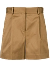 Theory High-waisted Shorts - Neutrals