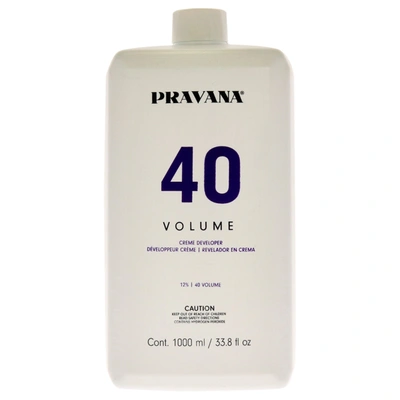 Pravana Creme Developer 40 Volume For Unisex 33.8 oz Cream In Silver