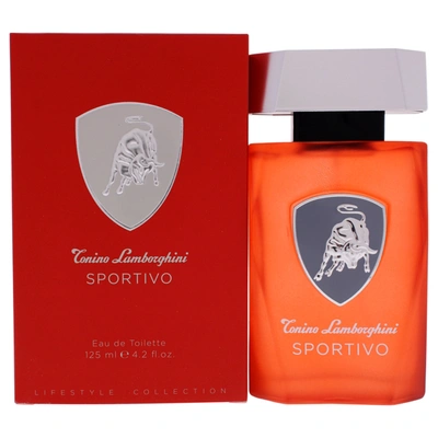 Tonino Lamborghini Sportivo For Men 4.2 oz Edt Spray In Orange
