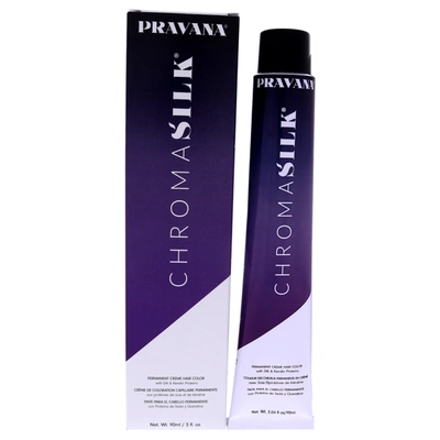 Pravana Chromasilk Creme Hair Color - 7.4 Copper Blonde By  For Unisex - 3 oz Hair Color In Blue