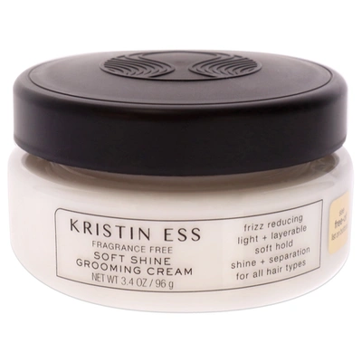 Kristin Ess Fragrance Free Soft Shine Grooming Cream For Unisex 3.4 oz Cream In Silver