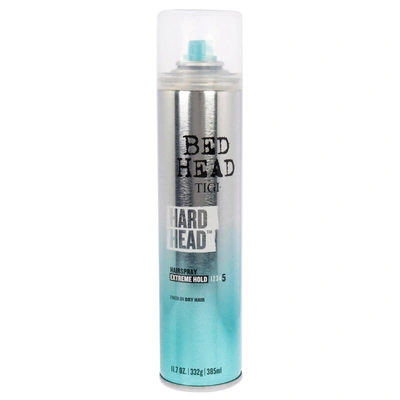 Tigi Bed Head Hard Head Extreme Hold Hairspray For Unisex 11.7 oz Hair Spray In Silver
