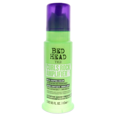 Tigi Bed Head Curls Rock Amplifier Mega Shaping Cream For Unisex 3.8 oz Cream In Green