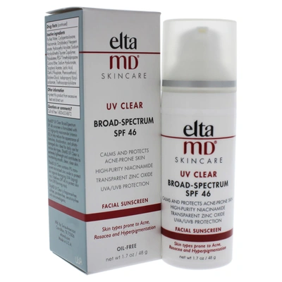 Eltamd Uv Clear Facial Sunscreen Spf 46 By  For Unisex - 1.7 oz Sunscreen In Silver