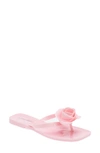 Jeffrey Campbell So Sweet Flip Flop In Pink Shiny