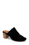 Gentle Souls By Kenneth Cole Chas Sandal In Black Suede