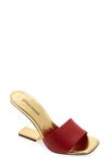 Jeffrey Campbell Protract-2 Sandal In Red Gold