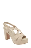 Cordani Tahlia Strappy Platform Sandal In Visone Suede