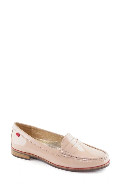 Marc Joseph New York East Village Penny Loafer In Nude Patent