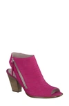 Paul Green Cayanne Peep Toe Sandal In Barbie Nubuck