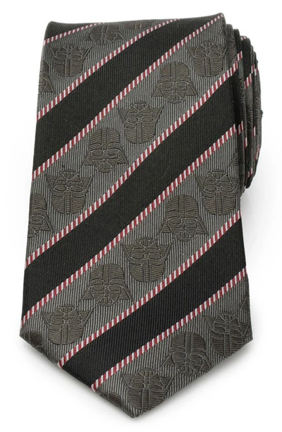 Cufflinks, Inc Vader Stripe Silk Blend Tie In Black