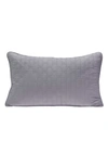 Bedvoyage Quilted Throw Pillow In Platinum