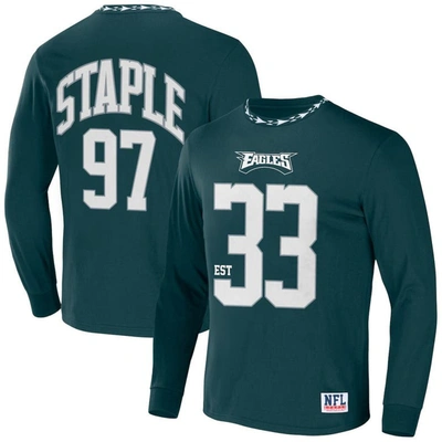 Staple Nfl X  Green Philadelphia Eagles Core Team Long Sleeve T-shirt
