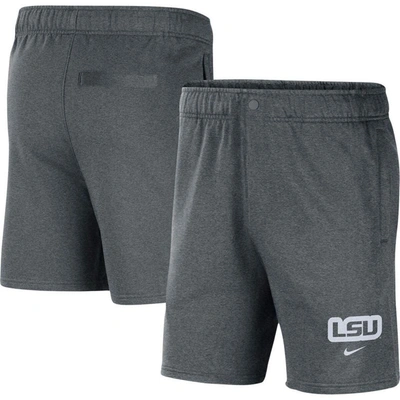 Nike Gray Lsu Tigers Fleece Shorts