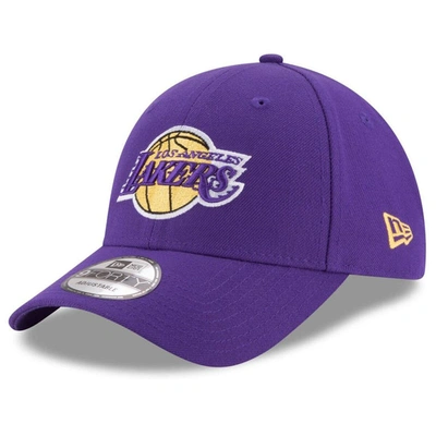 New Era Purple Los Angeles Lakers Official Team Color 9forty Adjustable Hat
