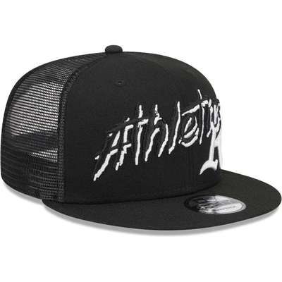 New Era Black Oakland Athletics Street Trucker 9fifty Snapback Hat