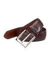 Saks Fifth Avenue Collection Leather Belt In Brown