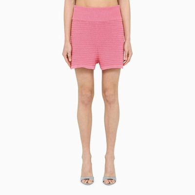 Art Essay Pink Knitted Shorts