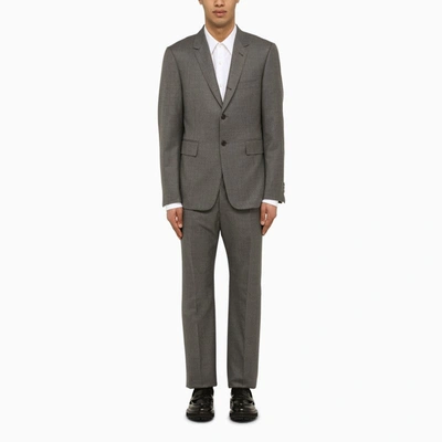 Thom Browne Grey Single-breasted Cotton Suit