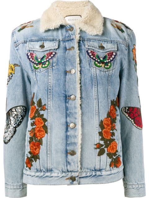 gucci jean jacket womens