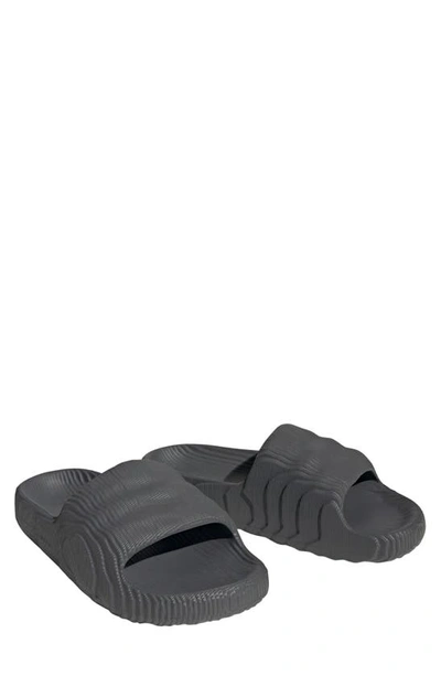 Adidas Originals Adilette 22 Sport Slide In Grey 1 / Core Black