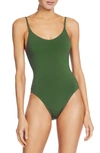 Robin Piccone Ava One-piece Swimsuit In Sage