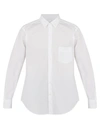 Cobra Sc Point-collar Cotton Shirt In Optic