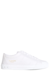 Valentino Garavani Men's City Planet Rockstud Heel Leather Low-top Sneakers In White