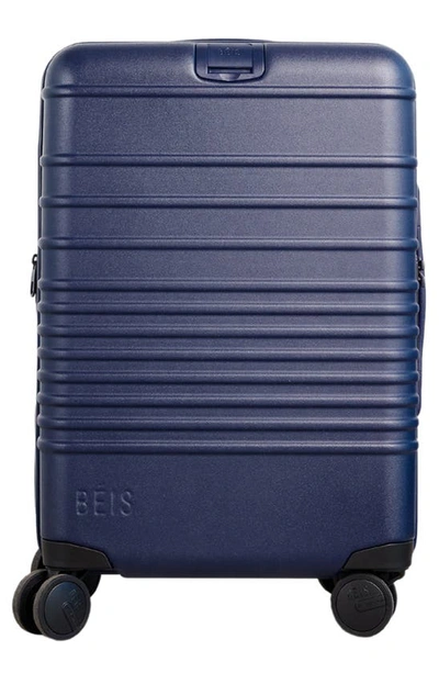 Beis The Carry-on Spinner Luggage In Navy