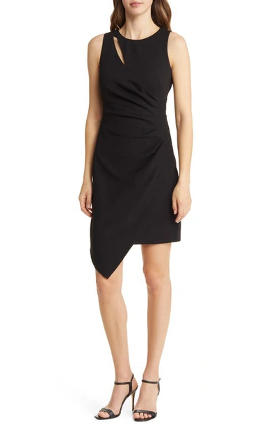 Vince Camuto Cutout Detail Cocktail Dress In Black