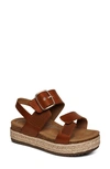 Aetrex Vania Platform Sandal In Brown