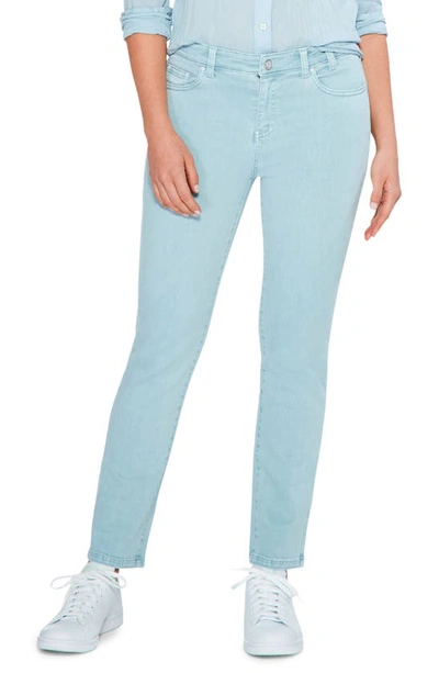 Nic + Zoe Color Mid Rise Ankle Straight Leg Jeans In Grey