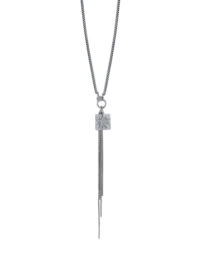 Sheryl Lowe Diamond Starburst Fringe Necklace