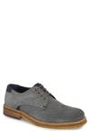 Ted Baker Brycces Wingtip Oxford In Grey Suede